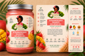 Strawberry mango seamoss  gel